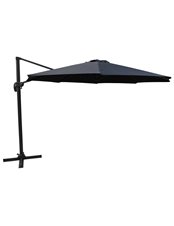 Leeds - Umbrella 3,5M - Black Alu/Black Fabric
